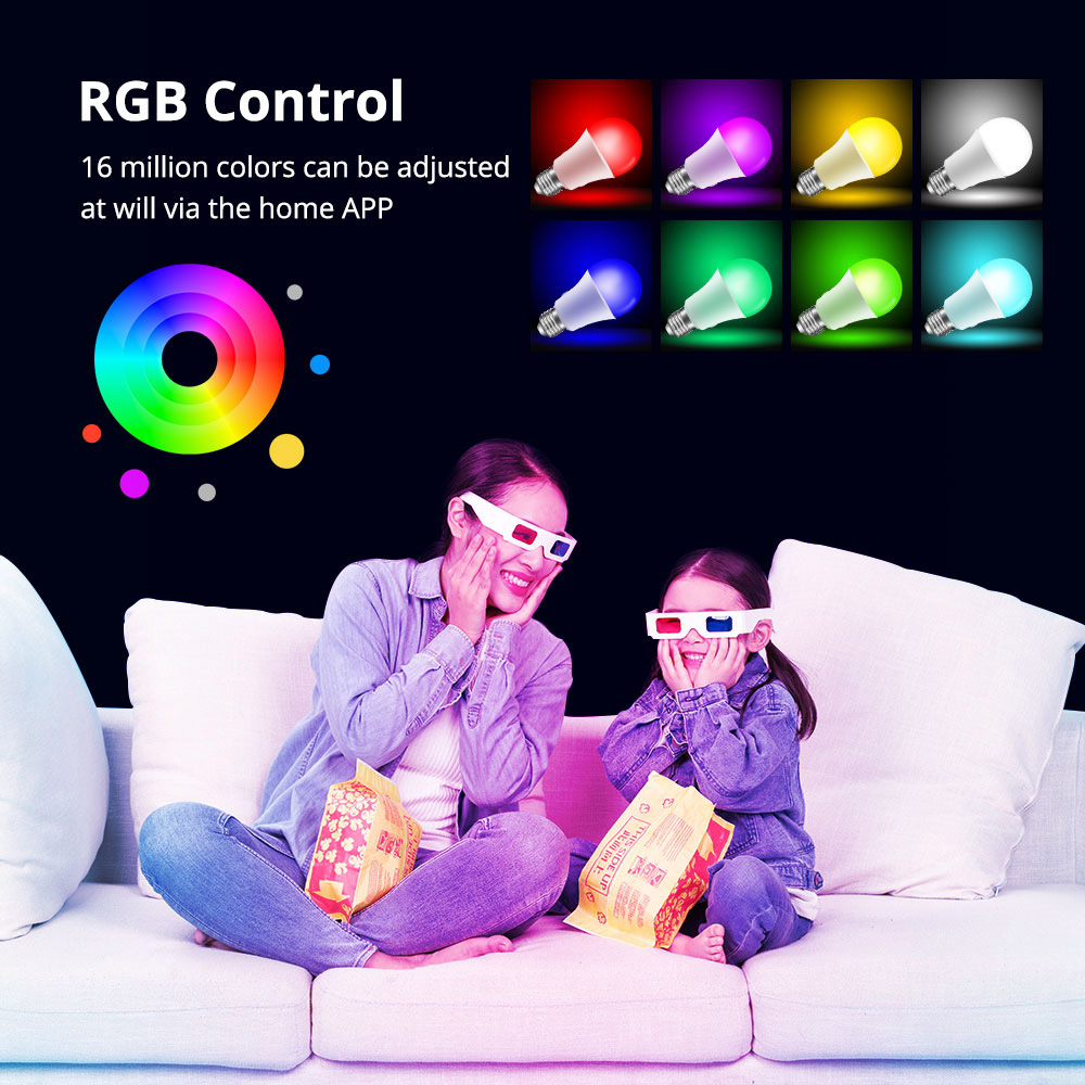 Matter Smart Bulb with RGB Colors (RSH-Matter-WB080)