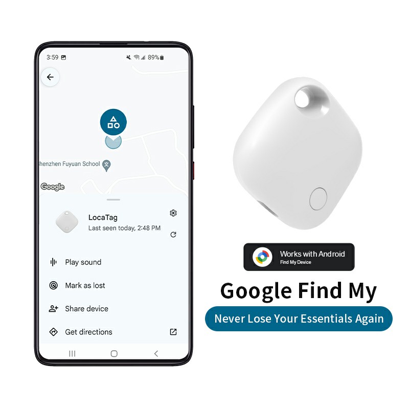 Rechargeable Smart Tag for Google Find My Device (RSH-iTag15-Google)