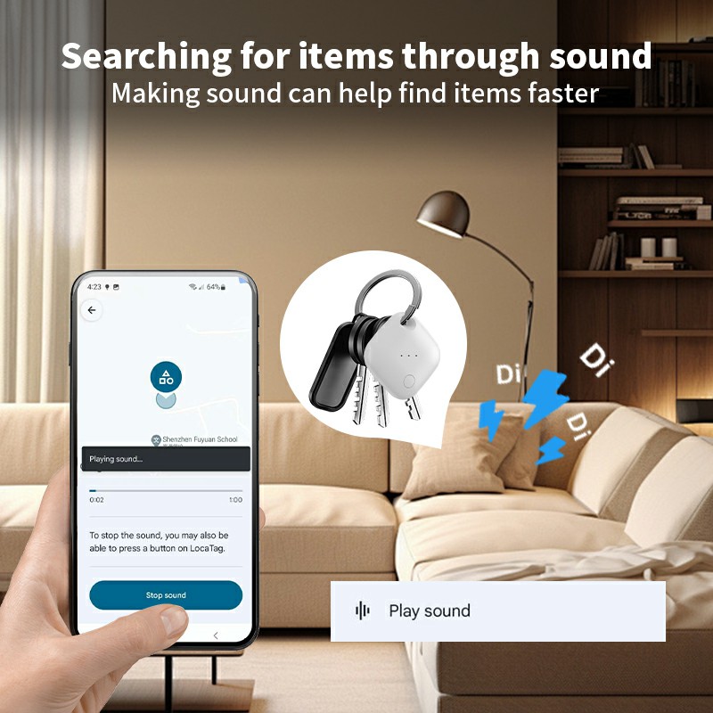 3-year Battery Life Smart Tag for Google Find My Device (RSH-iTag08-Google)