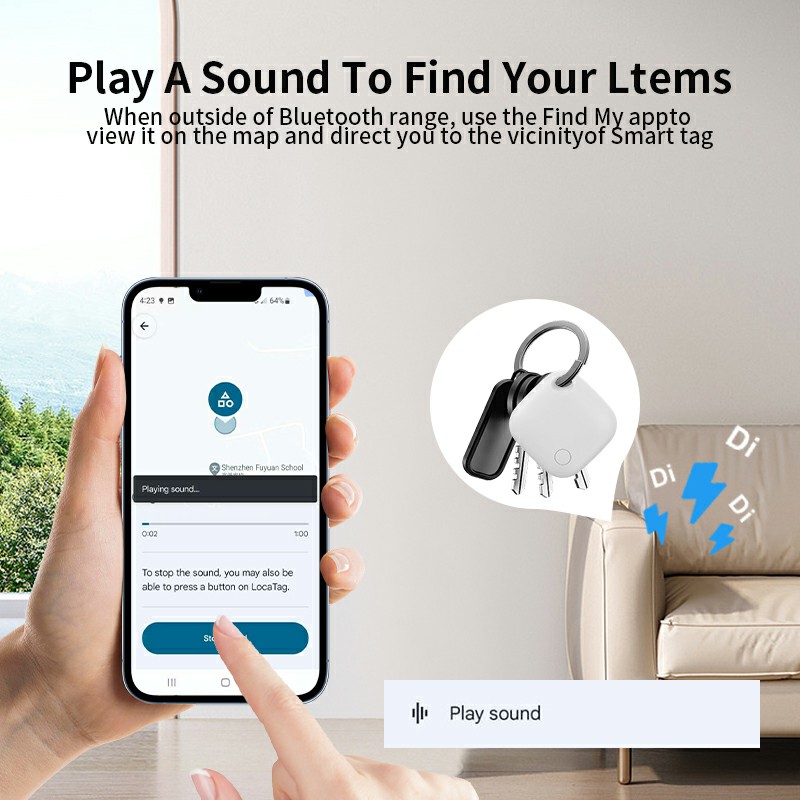Rechargeable Smart Tag for Google Find My Device (RSH-iTag15-Google)