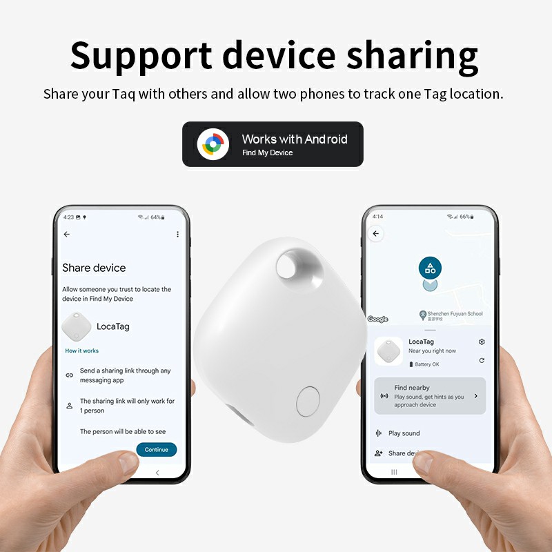 Rechargeable Smart Tag for Google Find My Device (RSH-iTag15-Google)