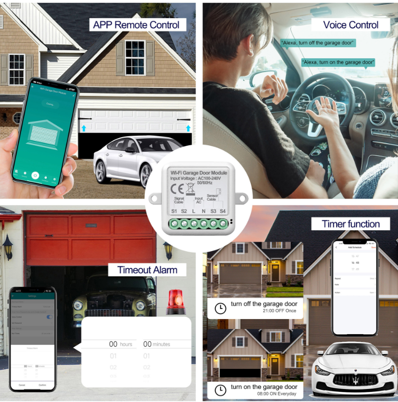 WiFi Smart Garage Door Switch Module(RSH-SB012 )