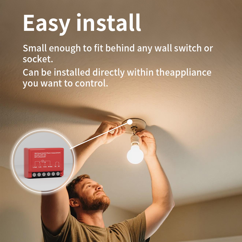 WiFi Smart Breaker with Power Monitoring (RSH-NSB01)