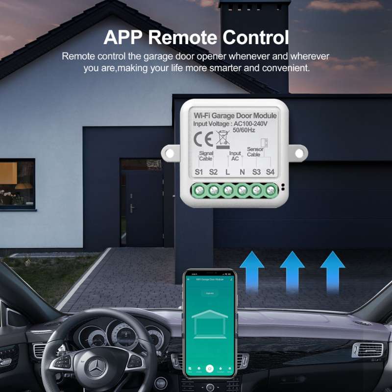 WiFi Smart Garage Door Switch Module(RSH-SB012 )