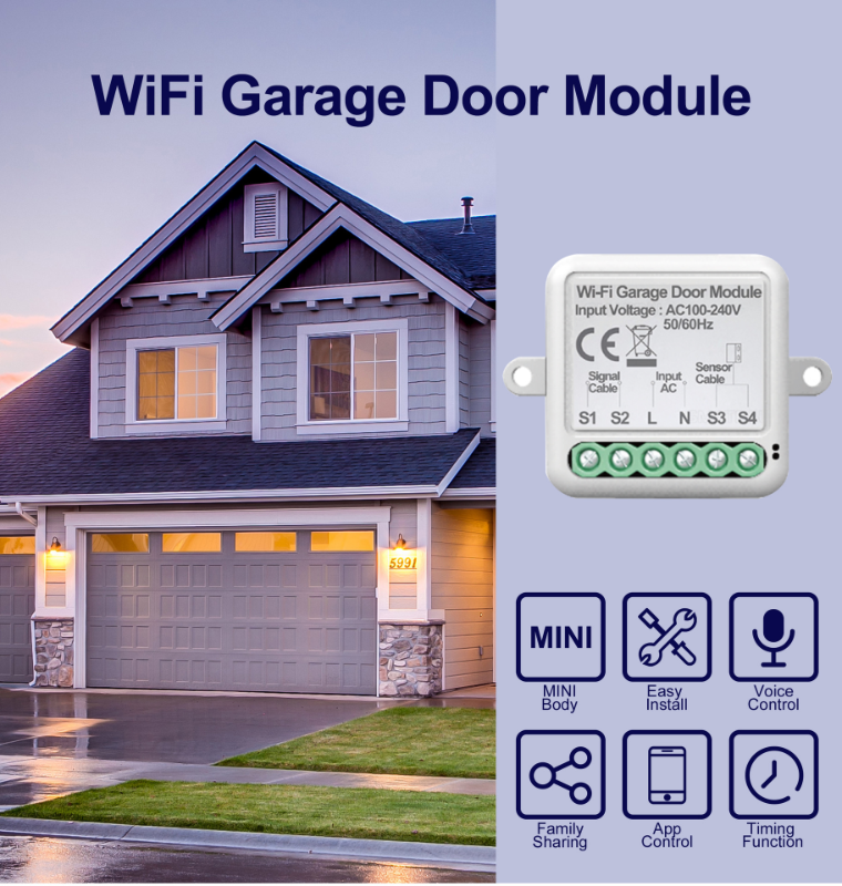 WiFi Smart Garage Door Switch Module(RSH-SB012 )