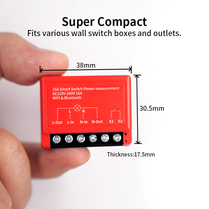 WiFi Smart Breaker with Power Monitoring (RSH-NSB01)