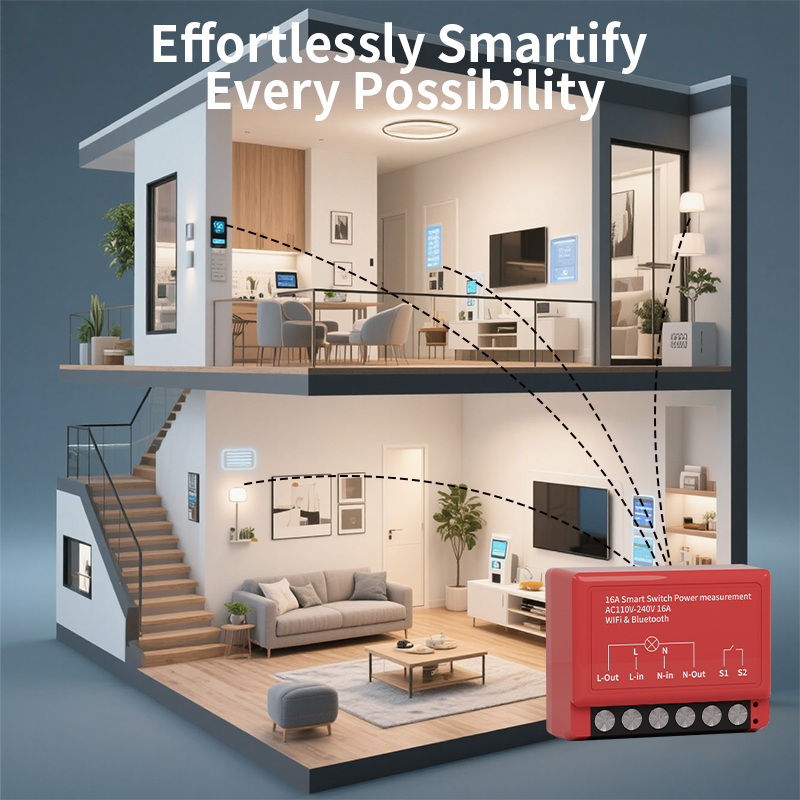 WiFi Smart Breaker with Power Monitoring (RSH-NSB01)
