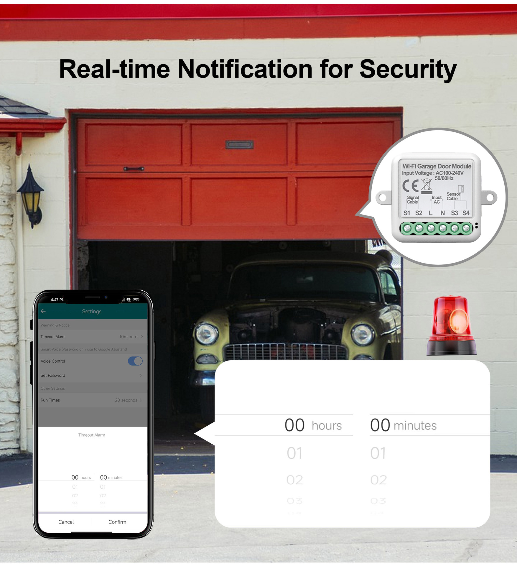 WiFi Smart Garage Door Switch Module(RSH-SB012 )