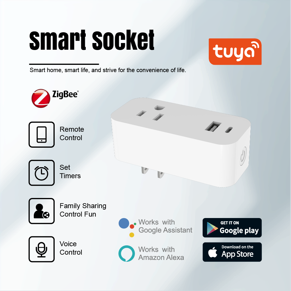 WiFi Smart US Plug with Type C (RSH-WS048)