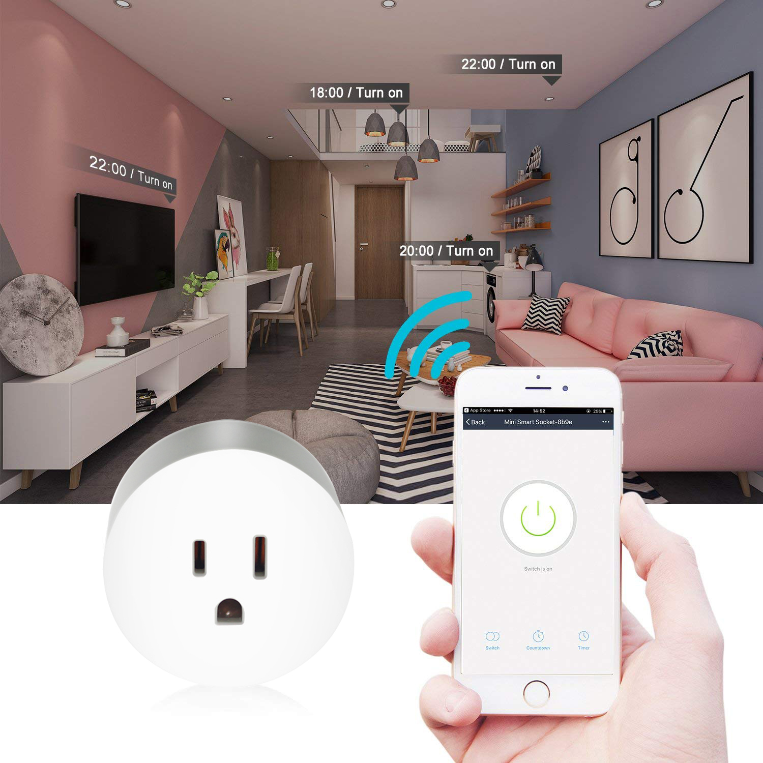 WiFi Smart US Plug (RSH-WS005)