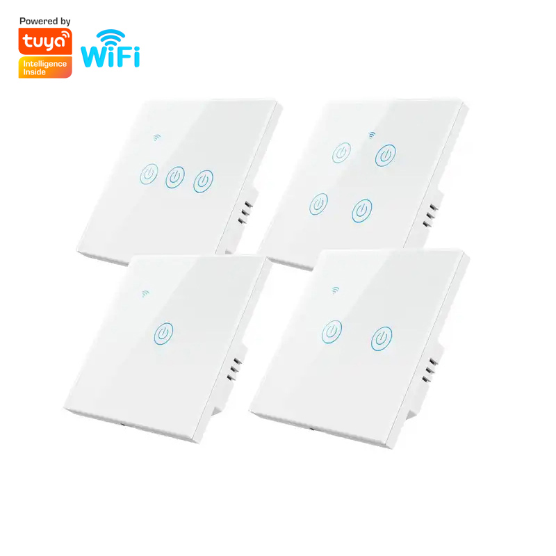 WiFi Smart EU Touch Glass Switch Panel 1-4 Gang(RSH-SP001-004-EU )