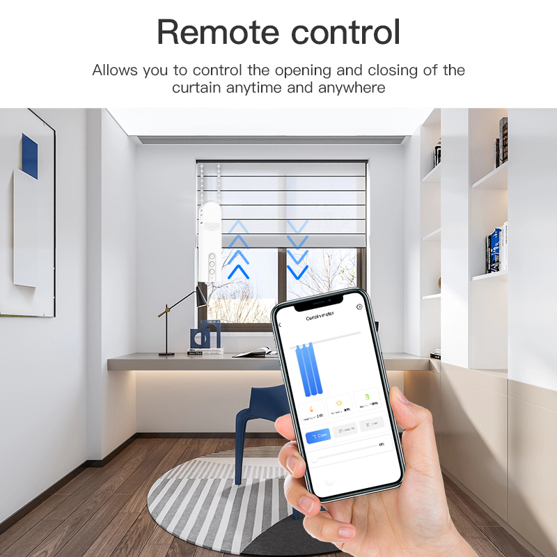 WiFi/BLE/ZigBee Optional Smart Blinds Motor RSH-MC20/21/22/23